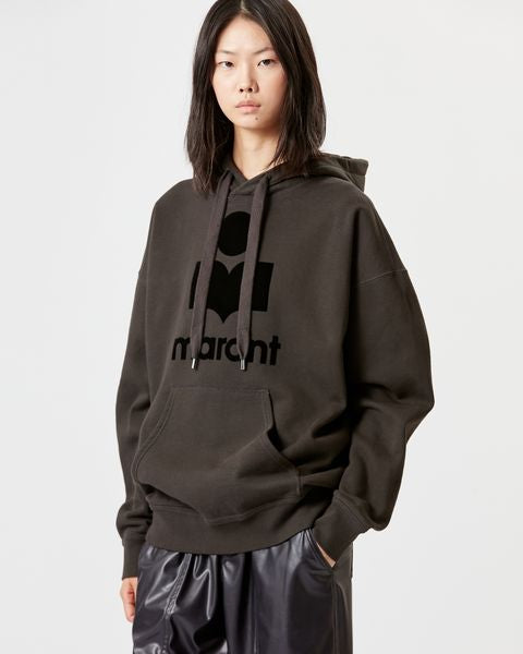 Sudadera con capucha oversize mansel Woman Negro lavado 4