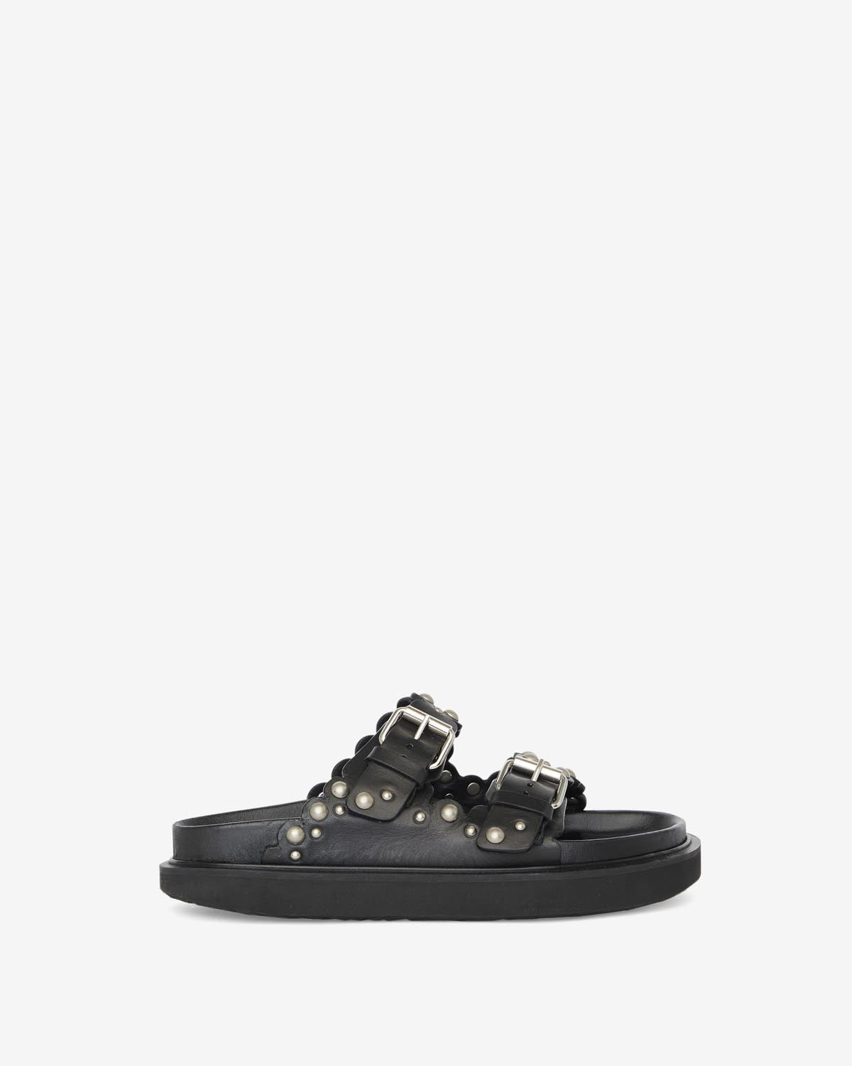 Sandalias lennya Woman Black and silver 3