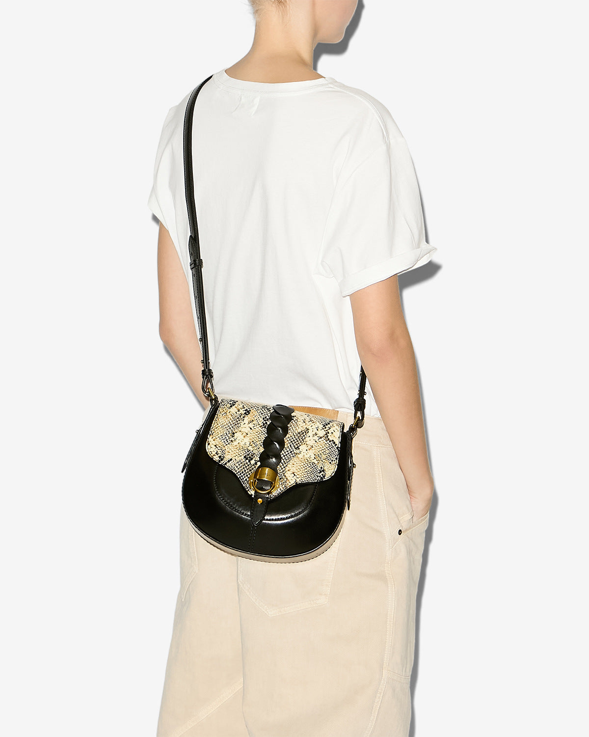Altay small bag Woman Black-beige 3