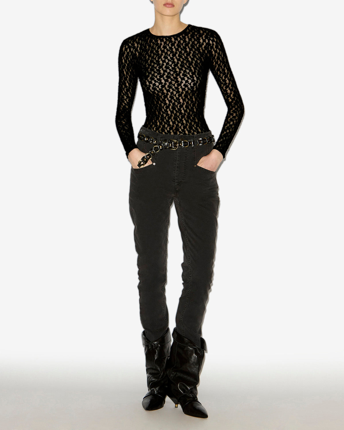 Top gaelle Woman Schwarz 4