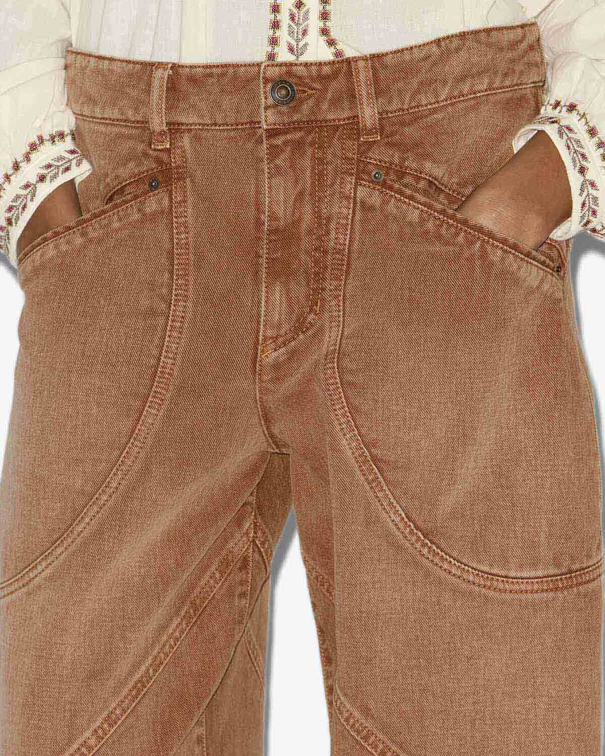 Pantalon catarina Woman Ocre 4