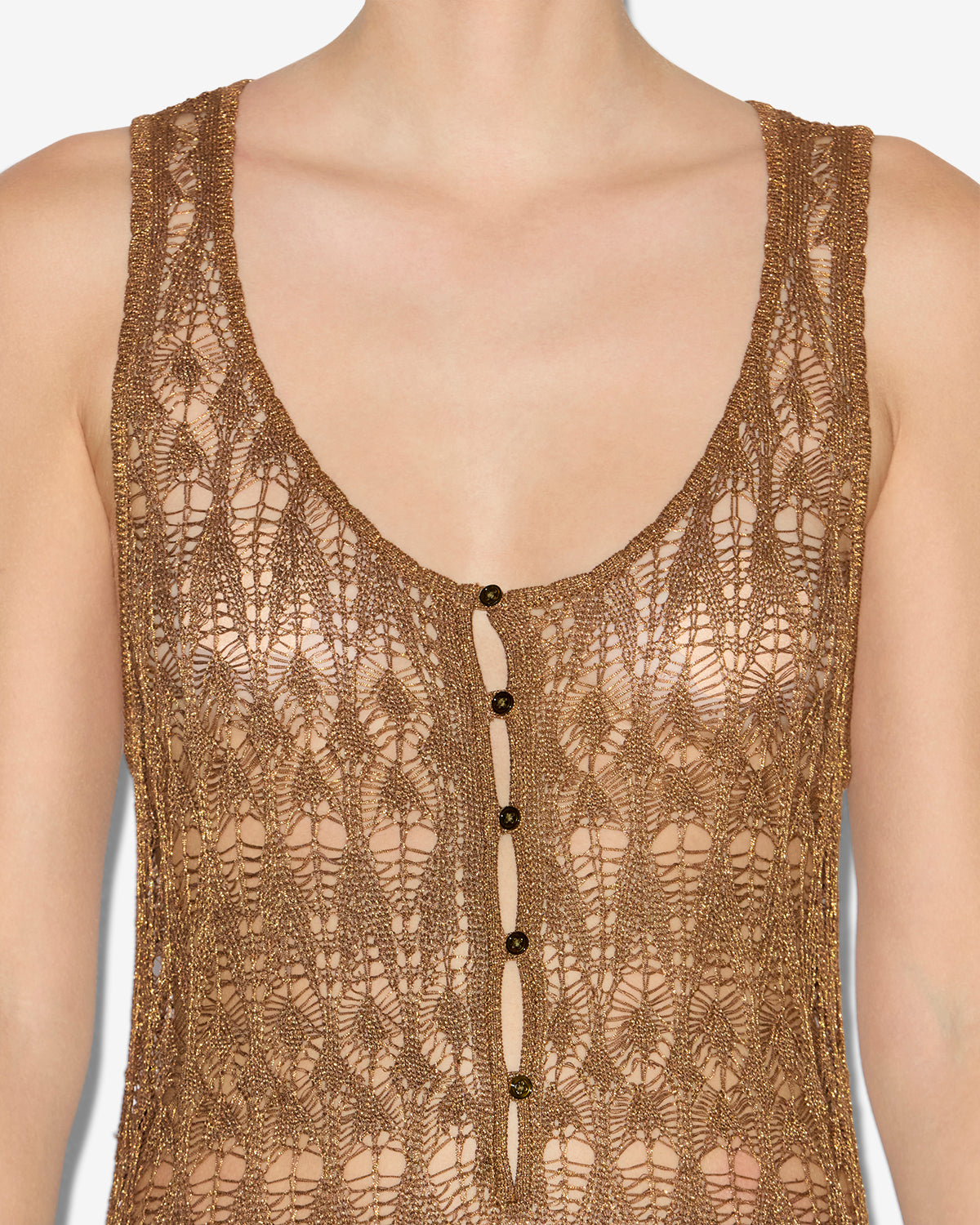 Kleid pernille Woman Golden 4