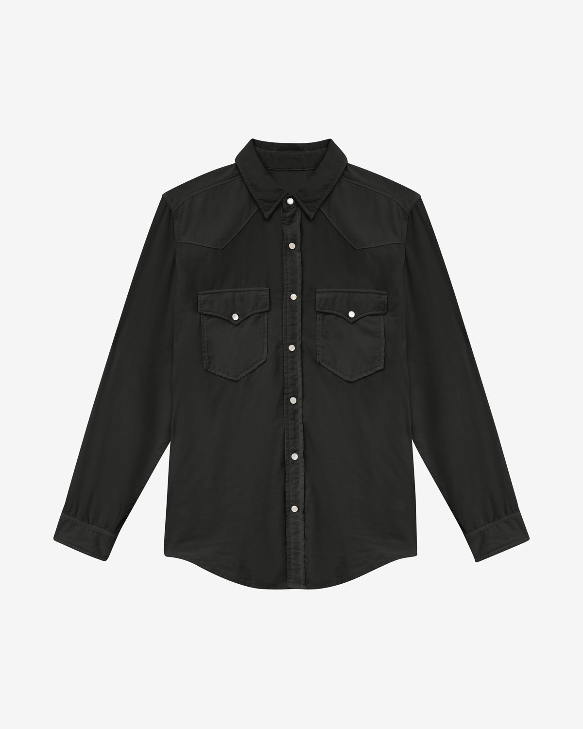 Chemise vasco Man Noir délavé 4