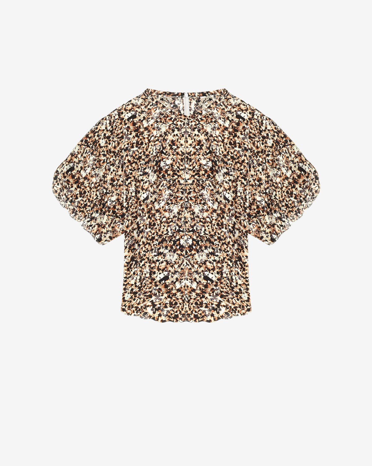 Karlita top Woman Ochre-ecru 4