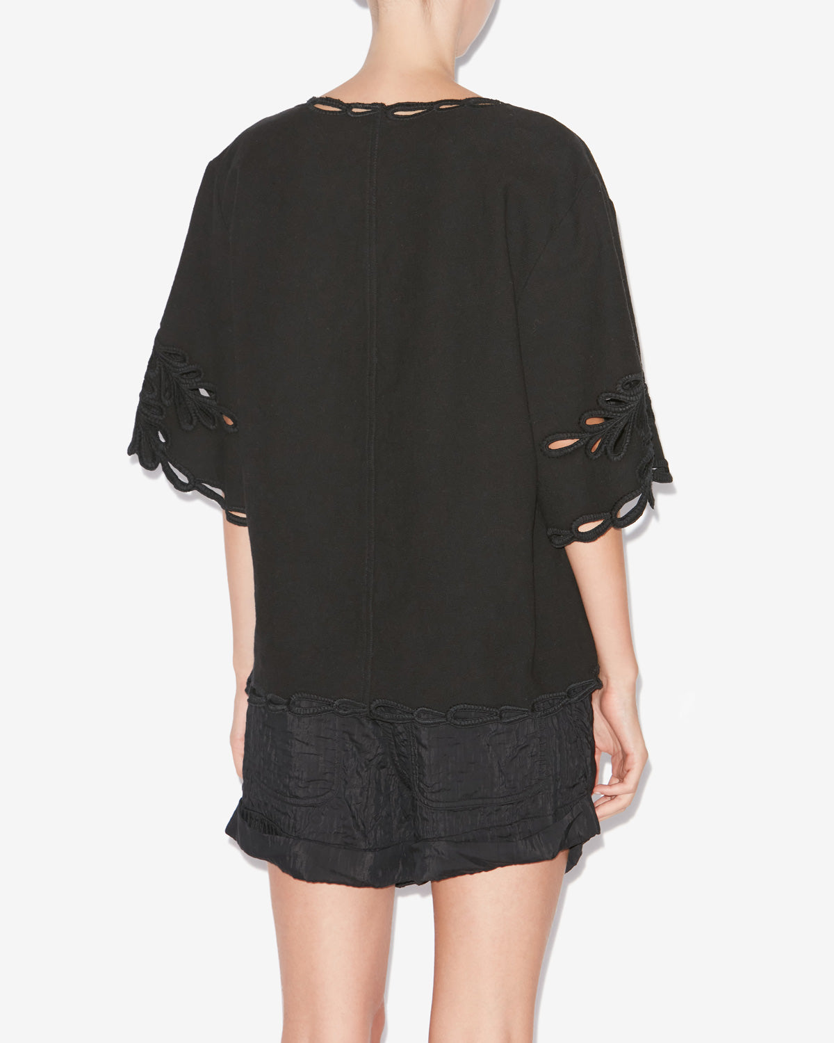 Top shana Woman Negro lavado 4